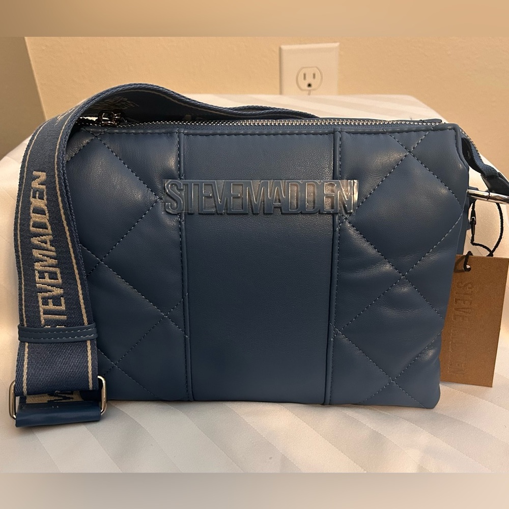 NWT Steve Madden Marine Blue BPiero 2 Crossbody